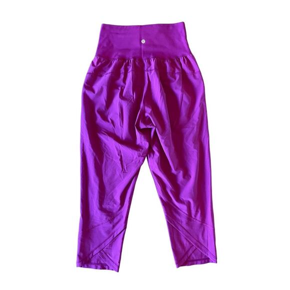 Lululemon Tranquil Crop Pants Regal Plum Size 4/6 603O - Picture 10 of 12